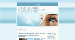 Desktop Screenshot of dupageeyecenter.com